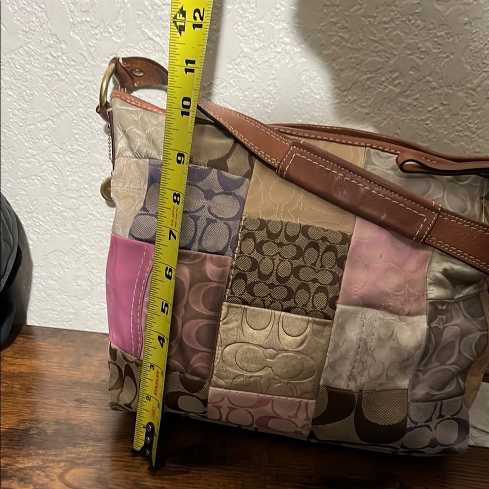 Elegant Patchwork Shoulder Bag - image 3